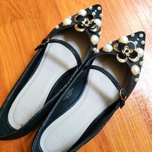 Asos Lili Pearl Embellished Ballet Flats